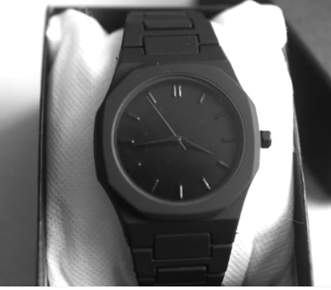 STYLISH BLACK AURA WATCH