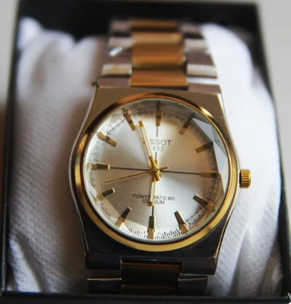 Tissot Mens Watch PRX Model Quartz Stainless Steel