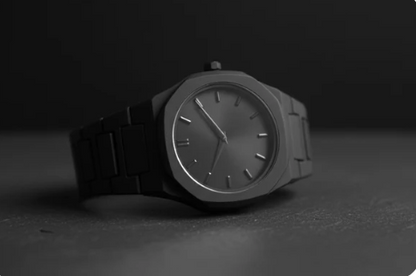 STYLISH BLACK AURA WATCH