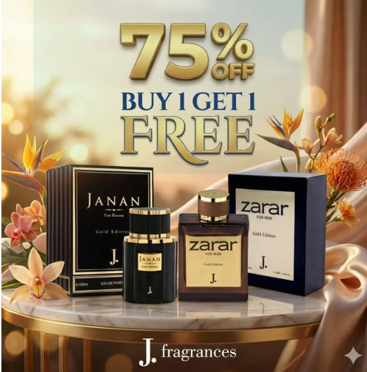 Pack of 2 j. perfumes janan and zarar.